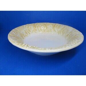 Williams Sonoma Italy Napa Saffron 12 1/2" X 3" Large Salad Serving Bowl VGC